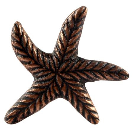 Copper Starfish Metal Knobs 